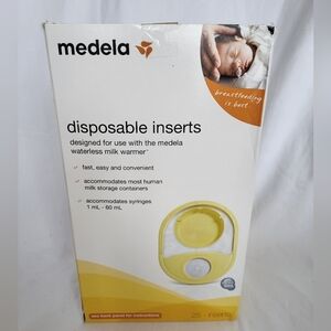 New in Sealed Box Medela Disposable Inserts for Milk Warmer #87116